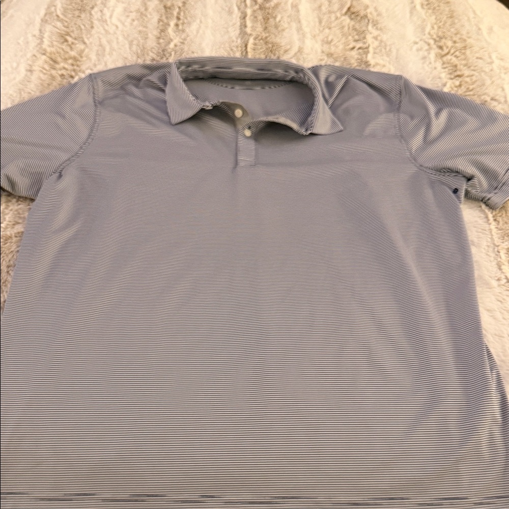 Nike Men's Blue Striped Polo Shirt size XL